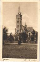 1934 Mezőtúr, Újvárosi református templom. Borbély Gyula kiadása (EK)