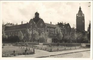 1931 Kiskunhalas, Városháza, Kohn Benő, Schön Samu üzlete. Hurt A. Ferencné kiadása