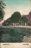 Püspökfürdő, railwaystation