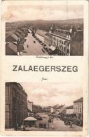 1947 Zalaegerszeg, Széchenyi tér, Piac, Reisinger üzlete. Nemes Gábor kiadása (fa)