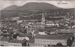 1916 Eger, látkép. Baross nyomda (EK)