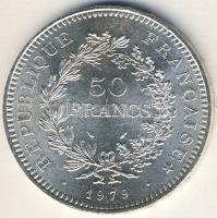 Franciaország 1979. 50Fr Ag T:2+ apró ph.