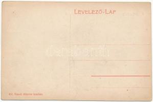 Sátoraljaújhely, Római katolikus templom, Korzó kávéház, Keller, Ganz Lázár és Társa üzlete. Vasúti ...