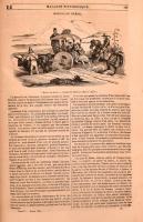 Edouard Charton - Le Magasin Pittoresque - cca 1840-1860. 22 évfolyam 11 kötetbe kötve. Félbőr kötés...