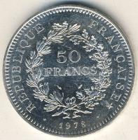 Franciaország 1978. 50Fr Ag T:2 kis ph.