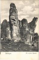 Belényes, Beius; A belényesújlaki Ágaskő / hiking spot, rock formation in Uileacu de Beius