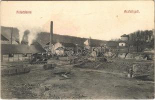 Felsőderna, Derna; aszfaltgyár, iparvasút / asphalt factory, industrial railway