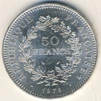 Franciaország 1978. 50Fr Ag T:2/2+