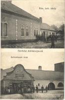 1918 Köröstarján, Tarian; Római katolikus iskola, Szövetkezeti üzlet / school, cooperative shop