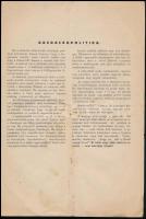 cca 1910-1940 3 db röplap: választások, újság hirdetés