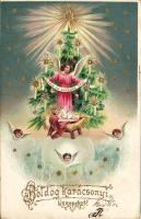 Christmas Embossed Litho