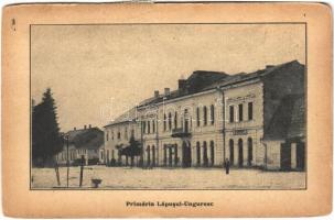 1930 Magyarlápos, Lapusul Unguresc, Targu Lapus; Primaria / Városháza, üzlet / town hall, shop (kopott sarkak / worn corners)