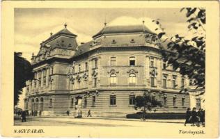 1943 Nagyvárad, Oradea; Törvényszék / court (szakadás / tear)