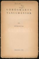 Szerb Antal: Vörösmarty-tanulmányok. Bp., 1930, Minerva. Első kiadás. A szerző, Szerb Antal (1901-19...