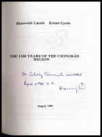 Blazovich László. Kristó Gyula: 1100 years of the Csongrad region. Szeged, 1995, Csongrád County Cou...