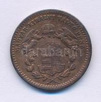 1868KB 1kr Cu "Angyalos címer" T:2,2-
Adamo M4.1