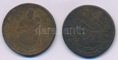 1763PH-KM Poltura Cu "Mária Terézia" + 1765PH-KM Poltúra "Mária Terézia" T:2