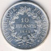 Franciaország 1965. 10Fr Ag T:2 pici ph.