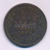 Brit-India / India Straits 1862. 1c Cu "Viktória" T:2- ph., ü.
British India / India Stra...