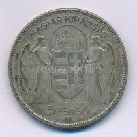 1930. 5P "Horthy jobbra" Ag T:2-,3 patina
Adamo P8