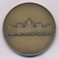 1930. "XII. Nemzetközi Építész Kongresszus / Budapest" Br emlékérem (61mm) T:1-,2