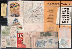 Nagy papírrégiség tétel: Első és második világháborús tábori posta, tanulmányi értesítők, népiskolai...