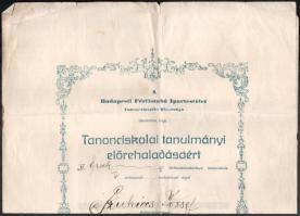 Nagy papírrégiség tétel: Első és második világháborús tábori posta, tanulmányi értesítők, népiskolai...