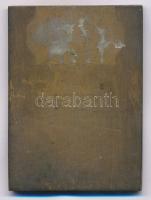 Telcs Ede (1872-1948) 1927. "Dr. Hubay Jenő" Br emlékplakett (43x60mm) T:1-,2