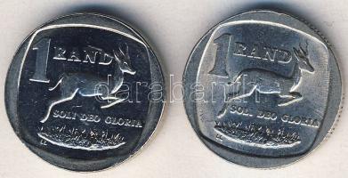 Dél-Afrika 1997. 1R (2x) klf proof és sima változat összahasonlításnak T:PP,2