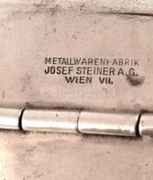 Phőnix Életbiztosító Társaság fém perselye, kulcs nélkül, 10,5x8,5cm