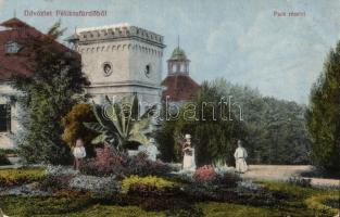 Félikszfürdő, view to the park