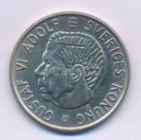 Svédország 1966. 2Kr Ag "VI. Gusztáv Adolf" T:2 Sweden 1966. 2 Kroner Ag "Gustaf Adolf VI" C:XF  Krause KM# 827