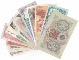 12db-os vegyes külföldi bankjegy tétel, közte Afganisztán, Görögország, Kína, Orosz Birodalom T:III,...