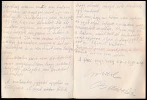 1918.III.7. Gerő András, a K.u.k 10 Kanonen Batterie  No. 16/s. 11 tüzér hadnagyának részben humoros...