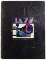 cca 1976 John S. Wilson: Jazz. Where it came from where its at, angol nyelven, fekete-fehér és színes képanyaggal, kopott borítóval, 75 p, 35x26 cm