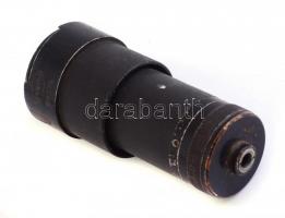 Régi "Gamma" optika (távcső/mikroszkóp), hiányos, kopott, m: 12 cm