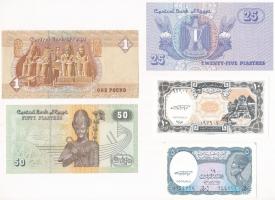 Egyiptom ~1998-2008. 6db-os bankjegy tétel T:I
Egypt ~1998-2008. 6pcs of banknotes C:UNC