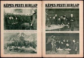 1938 5 db Képes Pesti Hirlap, LX. évfolyam 213., 222., 230., 217., 223. számai