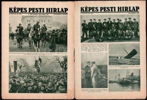 1938 5 db Képes Pesti Hirlap, LX. évfolyam 209., 228., 218., 220., 219. számai