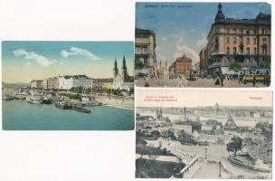Budapest - 18 db régi képeslap / 18 pre-1945 postcards