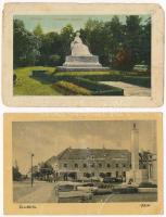5 db RÉGI magyar város képeslap vegyes minőségben / 5 pre-1950 Hungarian town-view postcards in mixe...