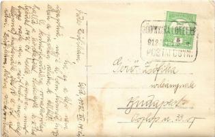 1912 Göd, hölgyek nyáron a Dunánál. photo (EK)