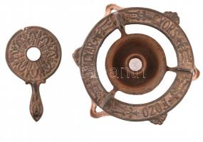 'Magyar Gyors Főző', öntöttvas főzőlap,15 cm x 5 cm