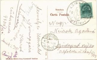 Csíkszereda, Miercurea Ciuc; Gimnázium utca, könyvnyomda, Szvoboda Miklós üzlete és saját kiadása / ...