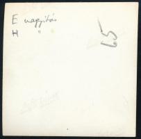 cca 1933 Kinszki Imre (1901-1945) budapesti fotóművész hagyatékából, jelzés nélküli vintage fotó (pi...