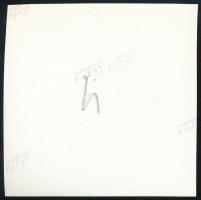 cca 1933 Kinszki Imre (1901-1945) budapesti fotóművész hagyatékából, jelzés nélküli vintage fotó (ug...