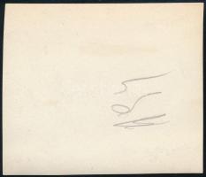 cca 1933 Kinszki Imre (1901-1945) budapesti fotóművész hagyatékából, jelzés nélküli vintage fotó (sé...