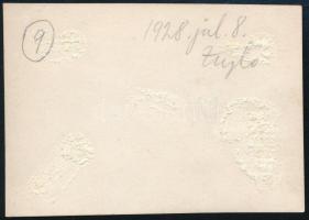 1928 Kinszki Imre (1901-1945) budapesti fotóművész hagyatékából, a szerző által feliratozott, datált...