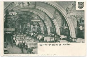 Wien, Vienna, Bécs; Wiener Rathaus-Keller / inn, restaurant, interior (EB)