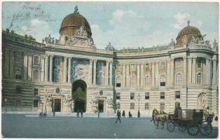 1909 Wien, Vienna, Bécs; K. K. Hofburg / castle, royal palace. B.K.W. 102. 3. Emb.
